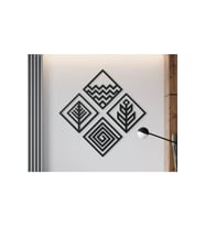4 Element Temalı Dekoratif Duvar Süsü (4 Parça)