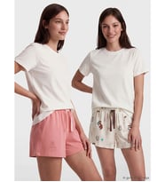 LCW DREAM Ekru Desenli Kadın Pijama Altı 2'li