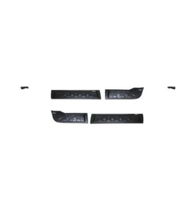 DACIA DUSTER 2010 Set 4 Parça Kapı Kaplama Siyah Mat Asa Kum Desen Hornet