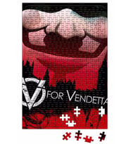 V For Vendetta Freedom Mask Puzzle 240 Parça Yapboz