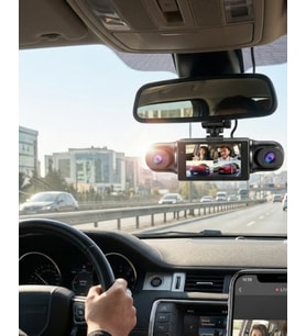 1080P Araç Kamerası Mobil Uygulama Bağlantılı G Sensörlü Güvenlik Sistemi