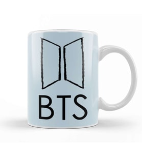 Bts On Logo Kupa Bardak Porselen