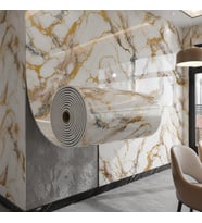 60cm x 3 Metre Tek Parça Yapışkanlı Rulo Aeno Mix Duvar Paneli Kağıdı Silinebilir Salon Ofis TX-121