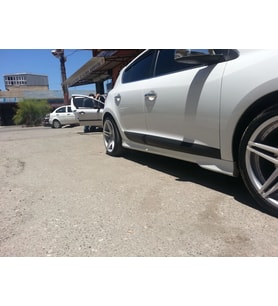 Renault Megane Uyumlu 3 Marşpiyel 2 Parça Fiber 2008 Ve Sonrası