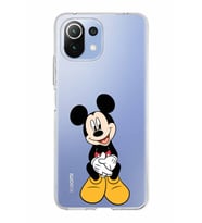 Xiaomi Mi 11 Lite Uyumlu Kapak Mickey Mouse Tasarımlı Şeffaf Silikon Kılıf