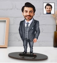 Kişiye Özel Abi 2 Tasarımlı Karikatürlü Biblo