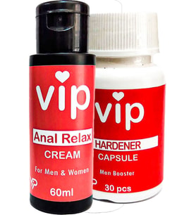 Vıp 60 Ml Bay Bayan Analreıaxkrem +Erkeklere Özel Cinselgüç 30 Lu