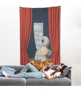 Rene Magritte Belçika Sürrealizim Shekspare Duvar Örtüsü-7327
