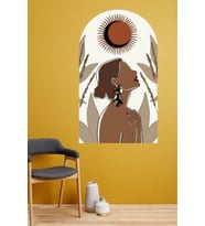 Velaris Boho Bohem Renkli Duvar Sticker