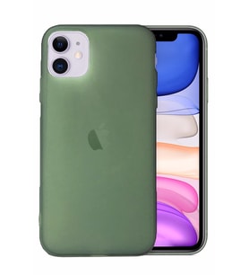 Apple Iphone 11 Pro Kılıf Ultra Ince Renkli Transparan Arka Kapak Yeşil