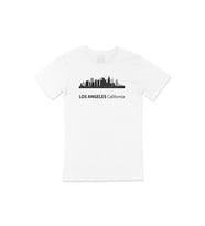 Los Angeles California Manzaralı Tişört (Beyaz)