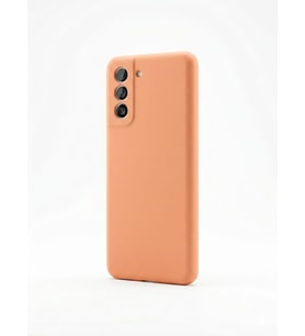 Samsung Galaxy S 21 Plus Silikon Turuncu Kılıf Modeli