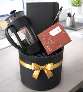 Kişiye Özel Silindir Kutu French Press Kahve Seti Hediye Kutusu  İsimli Kalem Defter Filtre Kahve Premium Hediye Seti kahve severler için hediye