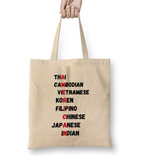 AMERICAN The Other Ones Stop AAPI Hate Bez Çanta Uzun Saplı