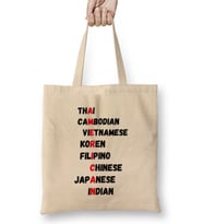 AMERICAN The Other Ones Stop AAPI Hate Bez Çanta Uzun Saplı