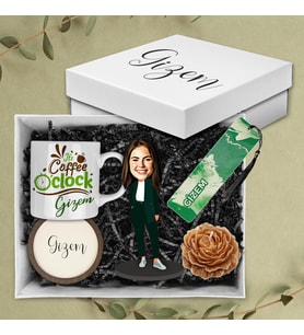 Motto Gift Kadınlara Özel Tasarım Karikatür Biblolu Hediye Kutusu 113036