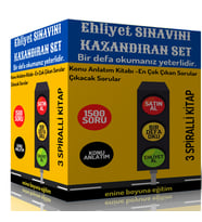 Ehliyet Sınavını Kazandıran Süper Eğitim Seti  (3 Kitaplık Süper Set)