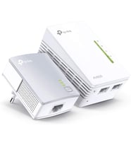 Tp-Link Wlan Powerline Adaptör Seti Tl-Wpa4220 Kit (Wlan 300 Mbit/S, Av600 Powerline, Wifi Clone, 3 (Çok Renkli)