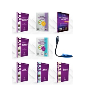 Karekök Yayınları TYT Sayısal Ağırlıklı Tüm Dersler Kazandıran Set Soru Bankası Set + Kitap Okuma Işığı Hediye (Çok Renkli)