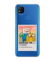 Xiaomi Redmi 9C / 10A Uyumlu Adventure Time Tasarımlı Şeffaf Telefon Kılıfı