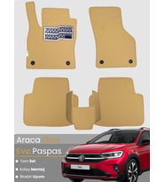 Volkswagen Taigo (2021-2025) Uyumlu EVA Paspas Tam Set–Araca Özel,Su Geçirmez,Hızlı ve Kolay Montaj