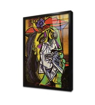 Picasso Çerçeveli Cam Tablo