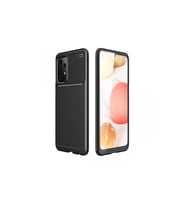 Samsung Galaxy A72 Kılıf Auto Focus Karbon Kapak - Siyah