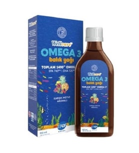 Wellcare Omega 3 Karışık Meyve Aromalı Balık Yağı 150 ml