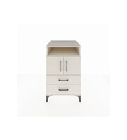 Kronos Komodin 2 Raflı 2 Çekmeceli 2 Kapaklı 60x59x96 Aytaşı-Aytaşı