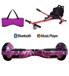 Citymate Elektrikli Kaykay Hoverboard Akıllı Denge 6.5 Inch + HoverKart + Çanta EXTREM PAKET D13