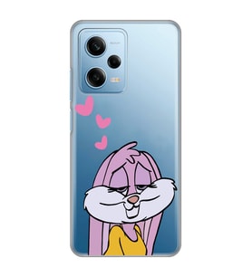 Redmi Note 12 Pro 5G Uyumlu Lola Bunny Tasarımlı Şeffaf Telefon Kılıfı