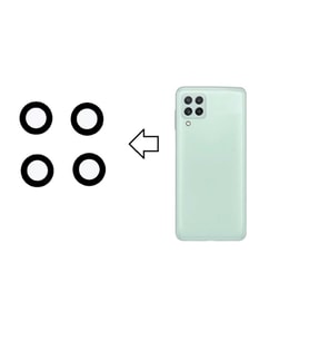 Galaxy M33 5G M336b İle Uyumlu Kamera Camı İthal Set