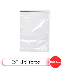 KİLİTLİ POŞET 9x11 30 MİC.(1000 AD.)