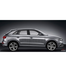 Audi Q3 Kapı Koruma Çıtası Krom 2012-2018