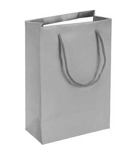 ÇANTA KARTON GÜMÜŞ 11x17 CM PK:25-