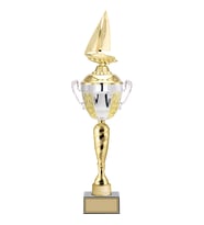 ODAK KUPA - Figürlü Kupalar - Yelken Figürlü Kupalar FG-088 C - 57 cm