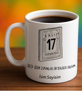 Komik - Esprili Kupaa Bardakk Takvim Tasarımlı Komik Kupaa Bardakk