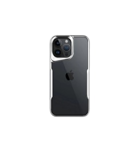İphone 16 Pro Kılıf Boyi Silikon Kapak - Gümüş