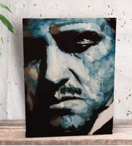 BK Gift The Godfather Tasarımlı Dekoratif Mini Kanvas Tablo 15x20cm-1