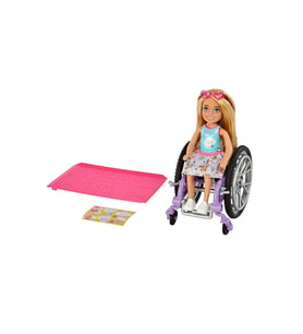 Barbie Chelsea Bebek Ve Tekerlekli Sandalyesi Hgp29