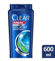 Clear Şampuan Cool Sport Menthol 600 Ml