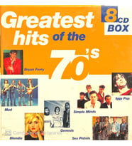 (Plak Değildir CD dir) CD Greatest Hits Of The 70's 8 CD Box Set (Karışık)