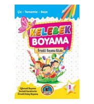 Kelebek Boyama Kitabı (8 Kitap Takım)