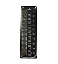 10 ANAHTARLI İZOLELİ DİKEY SWITCH PANEL TEKNE