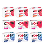 Kotex Ultra Normal-Uzun-Gece 9 lu Karma Paket