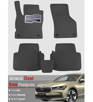 Skoda Super B (2024-2025) Uyumlu EVA Paspas Tam Set–Araca Özel,Su Geçirmez,Hızlı Montaj