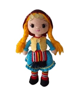 Fadime Bebek Amigurumi Organik Oyuncak