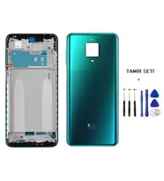 Xiaomi Redmi NOTE 9 PRO FULL Kasa Arka Kapak Takım YEŞİL - TAMİR SETİ