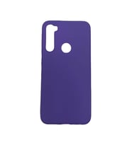 Xiaomi Redmi Note 8 İnce Mat Silikon Kılıf Mor