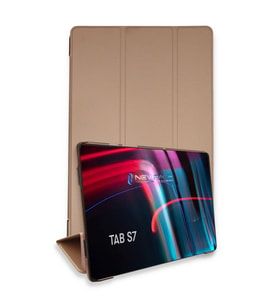Samsung Galaxy T870 Tab S7 11 Kılıf Tablet Smart Kılıf - Rose Gold